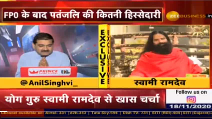 Exclusive: In chat with Anil Singhvi, Swami Ramdev reveals plans about Ruchi Soya FPO