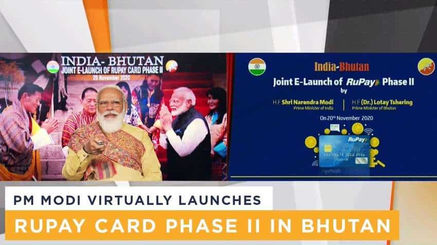 PM Narendra Modi, Bhutanese counterpart Lotay Tshering jointly launch RuPay Card Phase-II - Check how it benefits users PM Narendra Modi, Bhutanese counterpart Lotay Tshering jointly launch RuPay Card Phase-II - Check how it benefits users