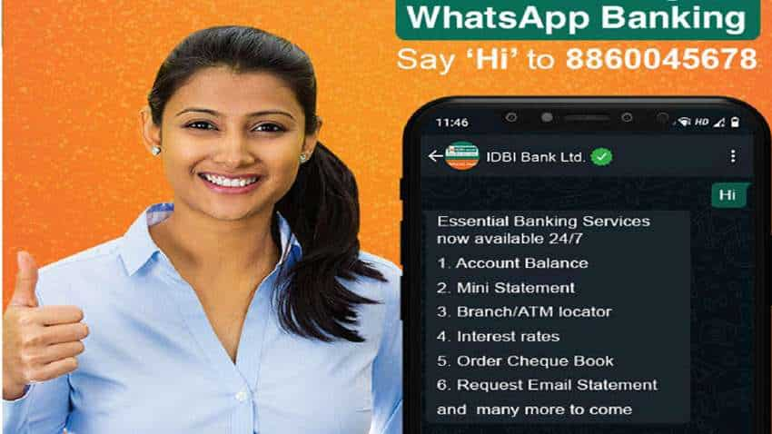 IDBI WhatsApp Banking Service: Check how to register and use this 24x7 - Many benefits to avail