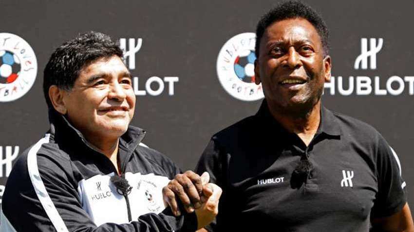 Brazil soccer icon Pele mourns passing of Argentine soccer great Diego Maradona Brazil soccer icon Pele mourns passing of Argentine soccer great Diego Maradona