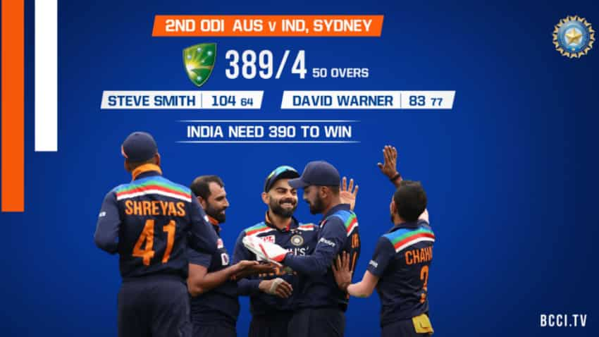 India vs Australia 2nd ODI: Australia beat India by 51 runs to win three-match series| Check as it happened