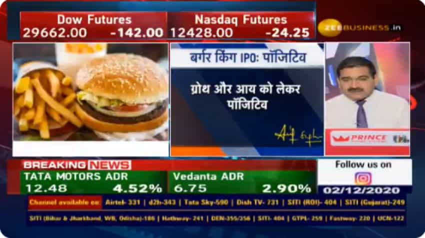 Anil Singhvi Strategy on Burger King IPO: Growth, revenue visible, take &#039;chance&#039; for listing gain, long term investment