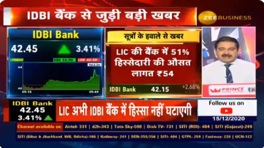 Big news for IDBI Bank investors! What is LIC going to do? Anil Singhvi clears the air about stake sale reports Big news for IDBI Bank investors! What is LIC going to do? Anil Singhvi clears the air about stake sale reports