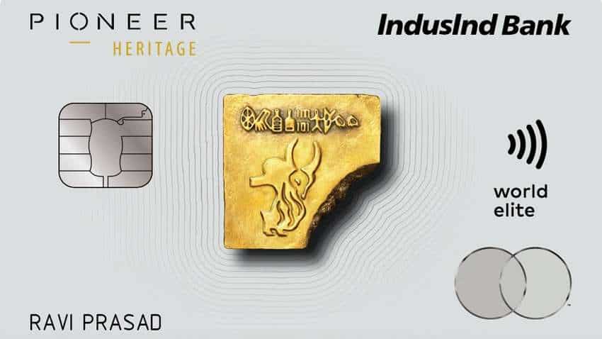 PIONEER Heritage: For ultra-high net worth segment! IndusInd Bank's 1st metal credit card is here - Check features, benefits, application process PIONEER Heritage: For ultra-high net worth segment! IndusInd Bank's 1st metal credit card is here - Check features, benefits, application process