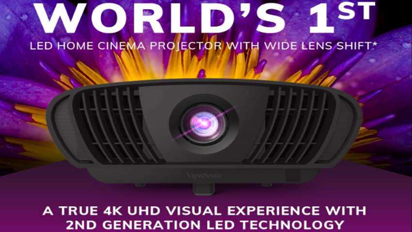 World&#039;s 1st LED home cinema projector with wide lens shift LAUNCHED in India: UHD! Check top features, price of ViewSonic X100-4K+ 