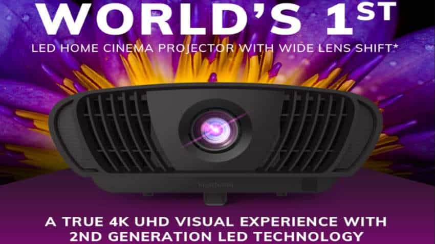 World's 1st LED home cinema projector with wide lens shift LAUNCHED in India: UHD! Check top features, price of ViewSonic X100-4K+ World's 1st LED home cinema projector with wide lens shift LAUNCHED in India: UHD! Check top features, price of ViewSonic X100-4K+