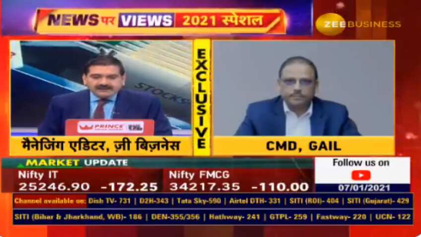 GAIL CMD Manoj Jain speaks to Anil Singhvi, says plan to earn revenue of Rs 100 crore in one year from Kochi-Mangaluru gas pipeline project