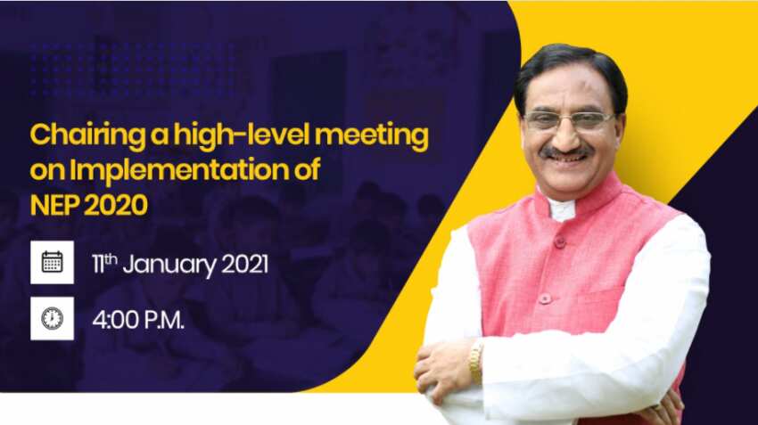 New Education Policy 2020: Education Minister Ramesh Pokhriyal to hold high-level meeting for NEP&#039;s ‘faster implementation’ today