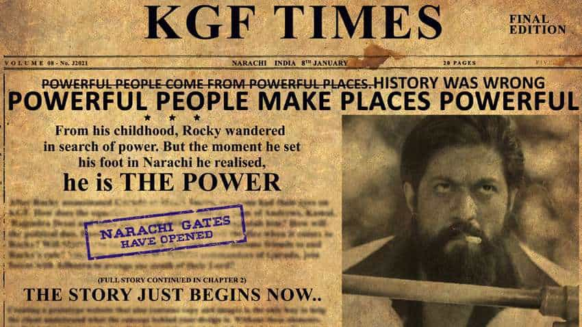 Kgf 2 Teaser Breaking Records Here Is The Latest Update Zee Business