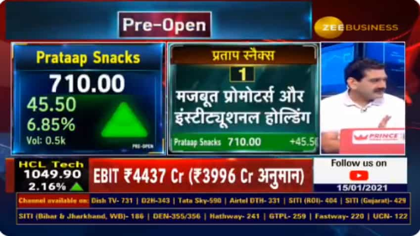 Budget 2021 Stocks With Anil Singhvi - Prataap Snacks is a stock to buy, says Market Guru; popular brands are Yellow Diamond, Rich Feast and Avadh Snacks