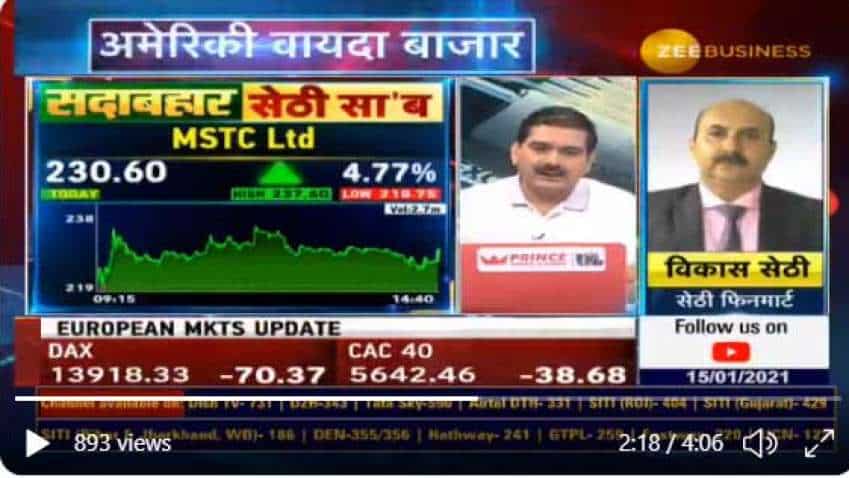 Stocks to buy with Anil Singhvi: MSTC in Cash and IDFC First Bank in F & O space, Here are Vikas Sethi’s top two picks for good returns Stocks to buy with Anil Singhvi: MSTC in Cash and IDFC First Bank in F & O space, Here are Vikas Sethi’s top two picks for good returns
