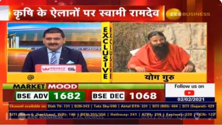 In exclusive chat with Anil Singhvi, Swami Ramdev reveals what he thinks about Budget 2021