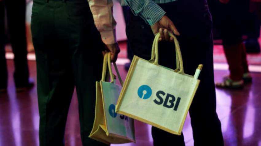 SBI share price today: Emkay retains Buy rating with a revised target price of Rs 460