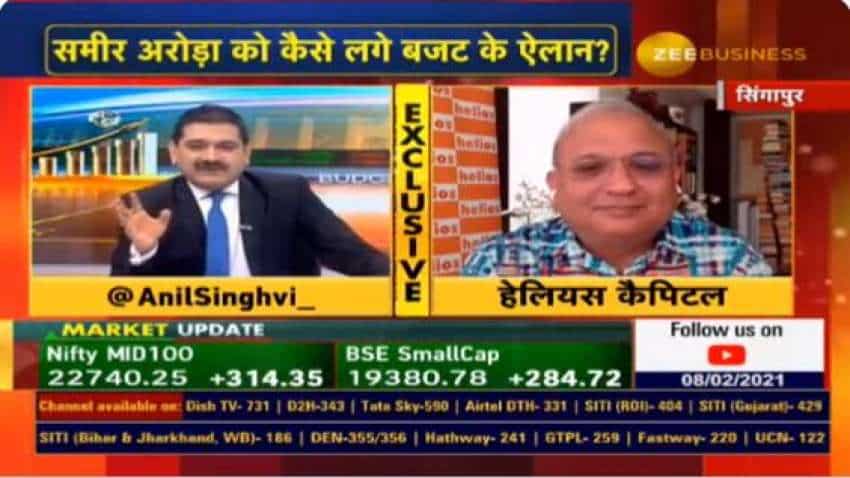 In chat with Anil Singhvi, Helios Capital Founder Samir Arora talks about budget 2021 pluses, sectors to watch out for