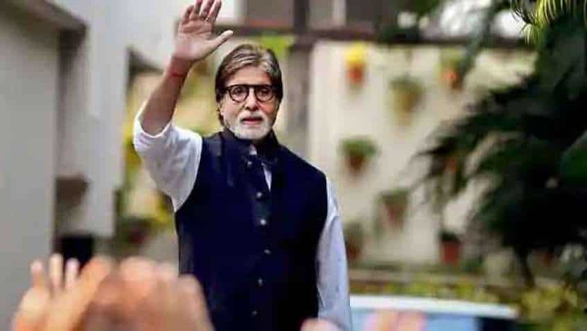 Amitabh Bachchan relishes nimbu paani on MayDay set