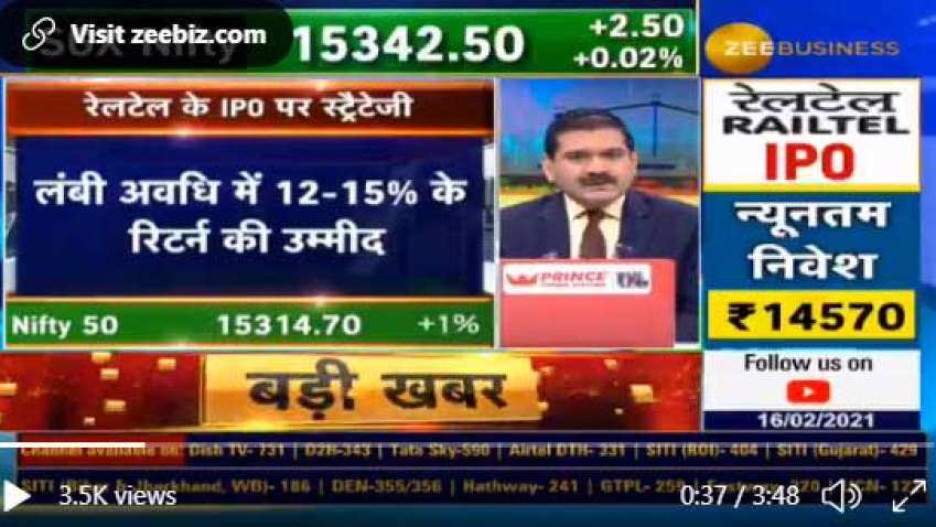 RailTel IPO opens today; Anil Singhvi decodes the issue for investors, from expected listing gains to growth and more 