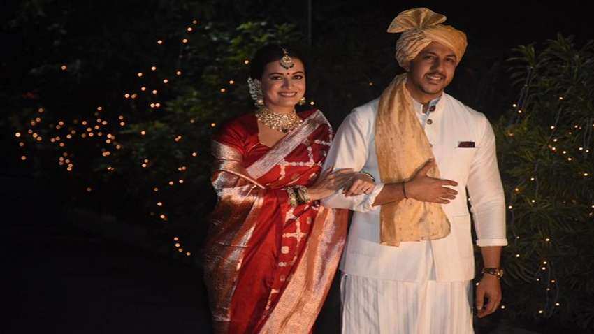 Dia Mirza shares stunning pictures from her wedding with husband Vaibhav Rekhi