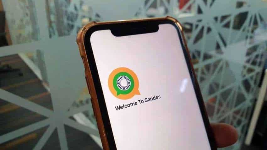 Sandes: India's alternative to WhatsApp? Launched! Check steps to download on Android, iOS here Sandes: India's alternative to WhatsApp? Launched! Check steps to download on Android, iOS here