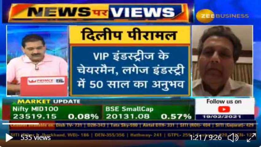 Dilip Piramal in conversation with Anil Singhvi says VIP Industries confident of improving business, good demand in Bangladesh