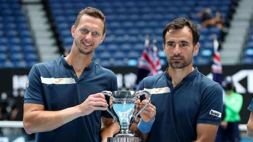 Australian Open: Croatian Dodig and Slovakian Polasek win men's doubles title Australian Open: Croatian Dodig and Slovakian Polasek win men's doubles title