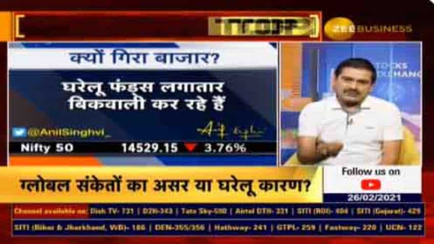 Stock Market Outlook: Nifty, Bank Nifty crucial levels REVEALED; Anil Singhvi explains key reasons behind massive fall Stock Market Outlook: Nifty, Bank Nifty crucial levels REVEALED; Anil Singhvi explains key reasons behind massive fall