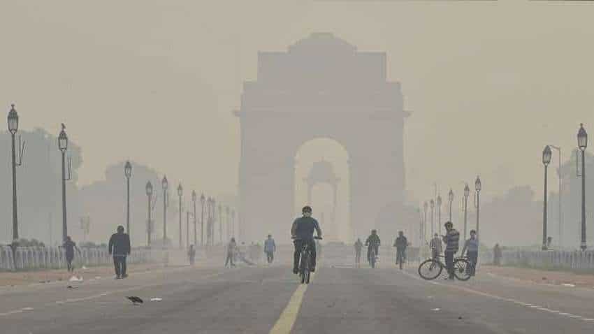 Delhi&#039;&#039;s air quality &#039;&#039;moderate&#039;&#039; due to high surface winds