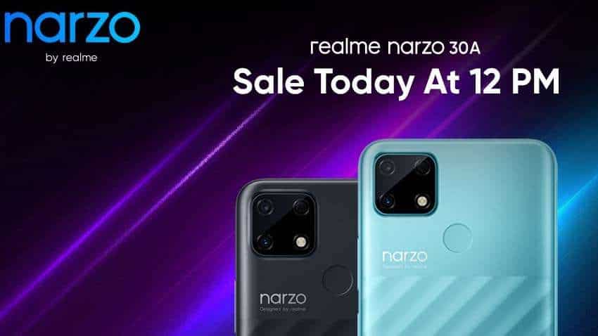 Realme Narzo 30A to go on sale today: Check price, camera, features, offers on Axis Bank, Bank of Baroda and more