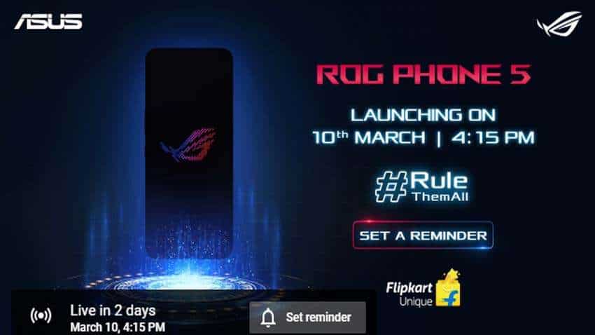 Asus ROG Phone 5 set to launch in India on March 10: Here&#039;s all you need to know