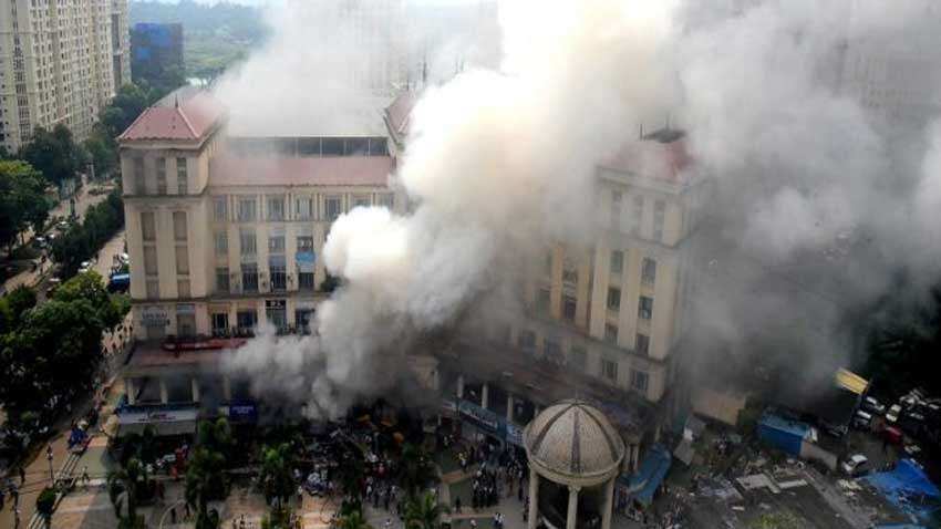 Maharashtra: Fire at plastic goods unit in Thane, no casualty Maharashtra: Fire at plastic goods unit in Thane, no casualty