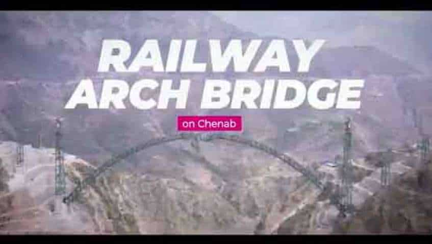 Chenab Arch Bridge in Jammu and Kashmir: WATCH this video by railways to know all about world's highest rail bridge arch, 30-mts higher than Eiffel Tower Chenab Arch Bridge in Jammu and Kashmir: WATCH this video by railways to know all about world's highest rail bridge arch, 30-mts higher than Eiffel Tower