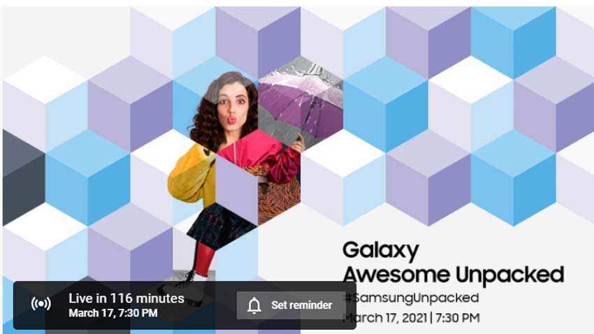 Samsung Galaxy Awesome Unpacked Event LIVE: Galaxy A52, Galaxy A72 set to launch today - Check expected price in India, how to watch streaming