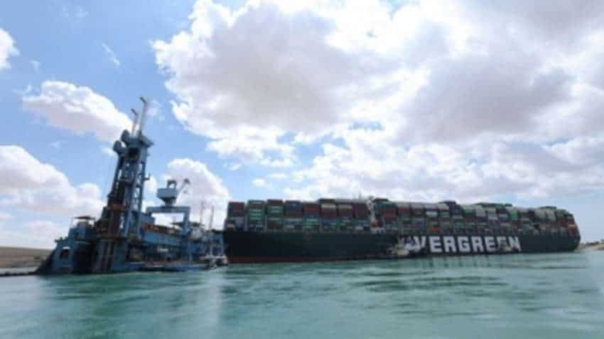 Efforts on to refloat container ship stuck in Suez Canal