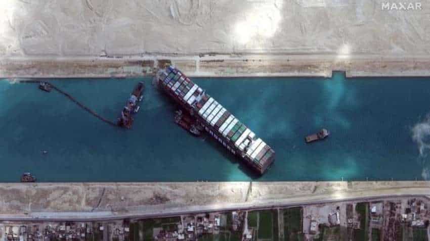 Stranded Suez Canal ship re-floated, marine services firm says Stranded Suez Canal ship re-floated, marine services firm says