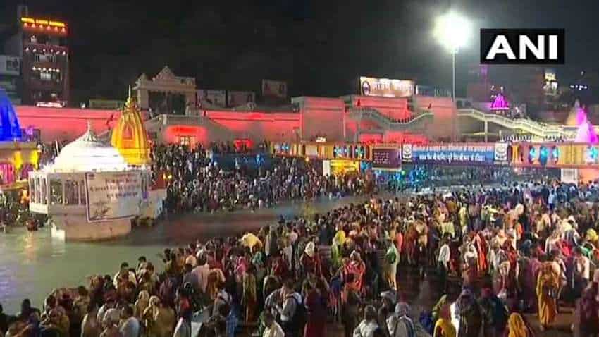 Haridwar Kumbh Mela 2021: 2nd Shahi Snan today; Mela inspector says difficult to ensure social distancing at 'Har Ki Pauri' Haridwar Kumbh Mela 2021: 2nd Shahi Snan today; Mela inspector says difficult to ensure social distancing at 'Har Ki Pauri'