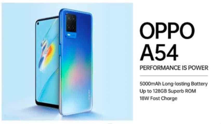 Oppo A54 smartphone launched in India at starting price of Rs 13,490: Check camera, specifications, bank offer and more
