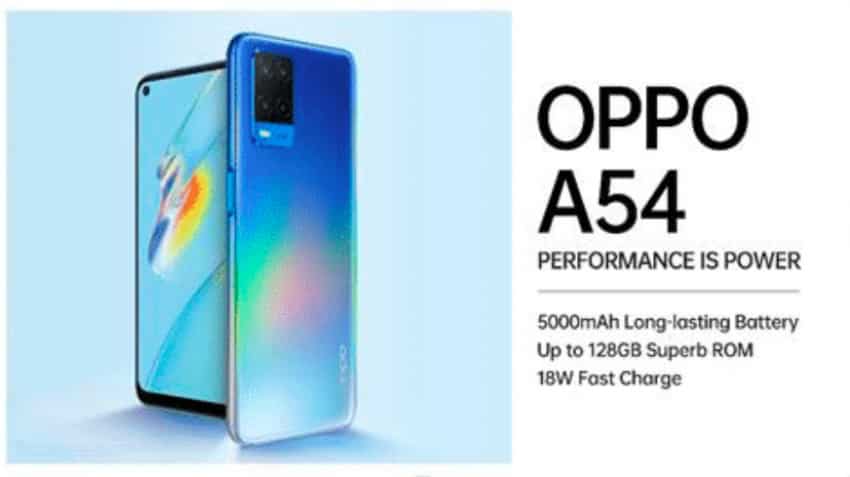 Oppo A54 smartphone launched in India at starting price of Rs 13,490: Check camera, specifications, bank offer and more Oppo A54 smartphone launched in India at starting price of Rs 13,490: Check camera, specifications, bank offer and more