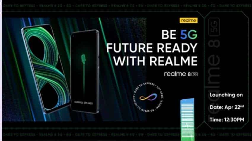 Realme 8 5G India launch today: Check expected price, Live Streaming details, Specifications and more Realme 8 5G India launch today: Check expected price, Live Streaming details, Specifications and more