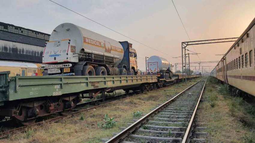 Big Relief! WATCH—Oxygen Express train with 30,000 litres of liquid medical oxygen arrives in UP 
