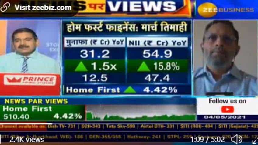Results strong despite 2nd wave of Covid, Manoj Viswanathan MD and CEO of Home First Finance tells Anil Singhvi 