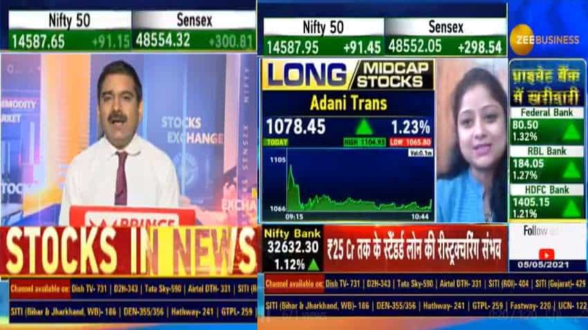 Mid-cap Picks with Anil Singhvi: Analyst Simi Bhaumik recommends Adani Transmission, Cyient, Century Ply for bumper returns Mid-cap Picks with Anil Singhvi: Analyst Simi Bhaumik recommends Adani Transmission, Cyient, Century Ply for bumper returns