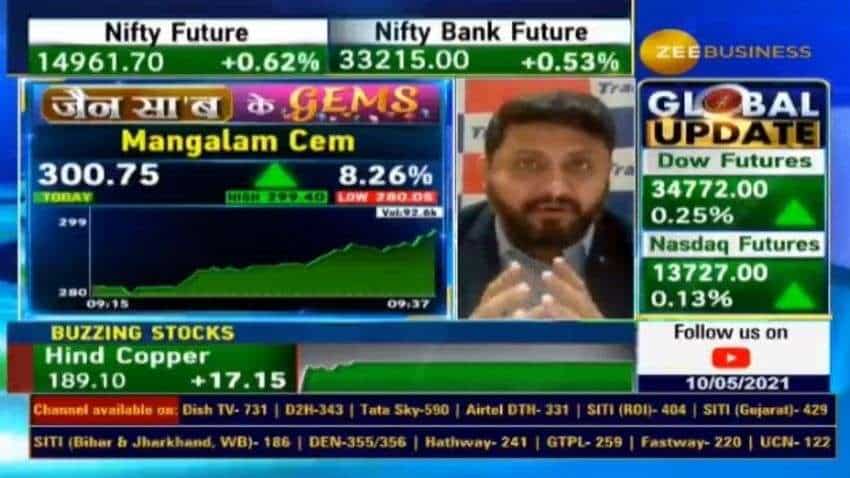 Stocks to buy with Anil Singhvi: Mangalam Cement - Know features and levels to buy | Sandeep Jain explains Stocks to buy with Anil Singhvi: Mangalam Cement - Know features and levels to buy | Sandeep Jain explains