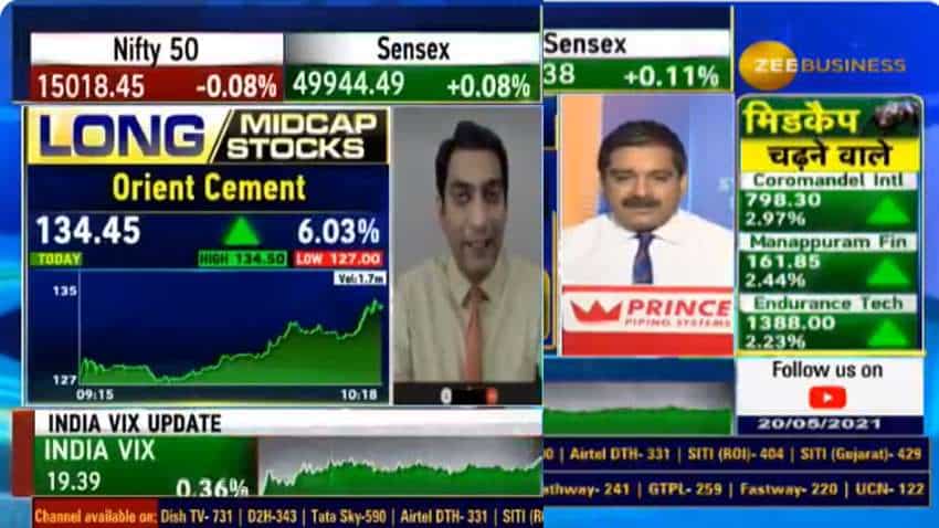 Mid-cap Stock Picks with Anil Singhvi: Analyst Siddharth Sedani picks Orient Cement, Ingersoll Rand, NFL shares for top returns