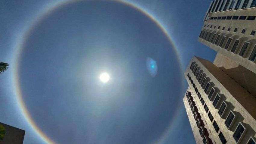 Bangalore Sun Halo Rainbow: AMAZING PICS! You won't believe your eyes what happened in Bengaluru Bangalore Sun Halo Rainbow: AMAZING PICS! You won't believe your eyes what happened in Bengaluru