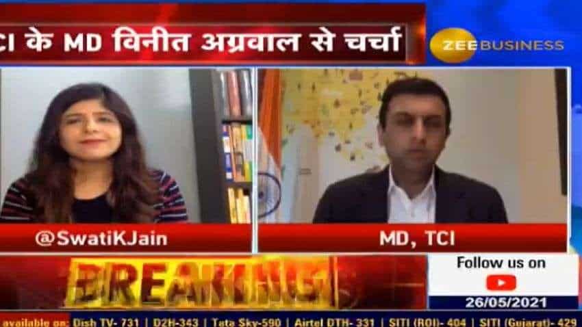 TCI has a CapEx plan of Rs 225 crore in FY22: Vineet Agarwal, MD TCI has a CapEx plan of Rs 225 crore in FY22: Vineet Agarwal, MD
