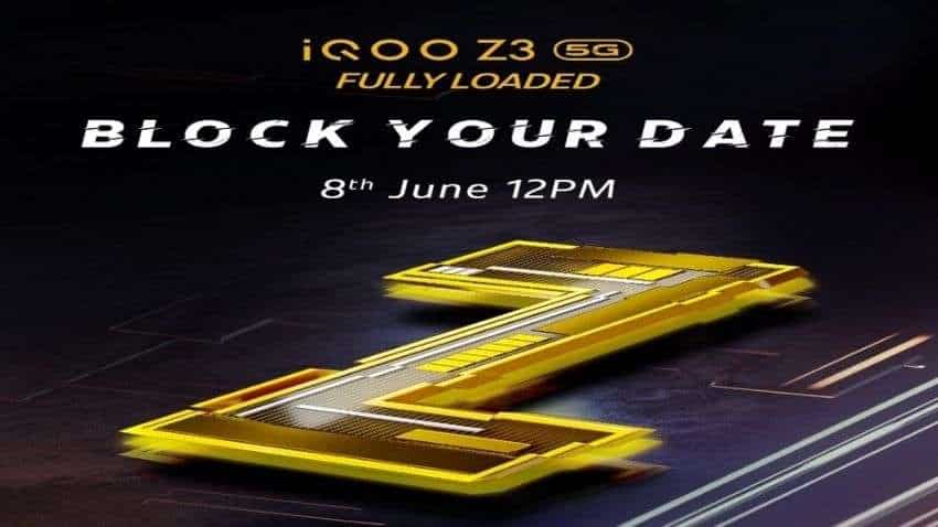 iQOO Z3 India launch on JUNE 8: Check expected price, specifications, features and MORE