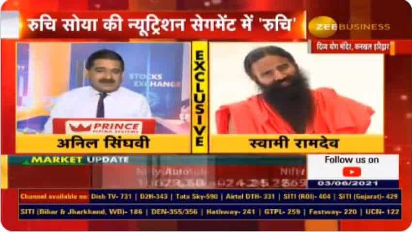 ZEE BUSINESS SUPER EXCLUSIVE: In detailed interview, Swami Ramdev reveals complete Ruchi Soya, Patanjali future business plans to Anil Singhvi