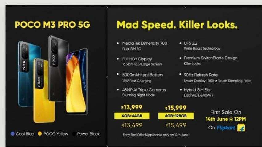 Poco M3 Pro LAUNCHED in India at THIS price! Dual 5G support, 48MP Triple Camera, and massive 5000 mAh battery - offers, availability, specs and more