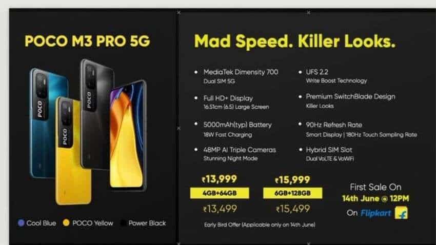 Check Poco M3 Pro 5G price in India, offers, specifications, availability and other details here 