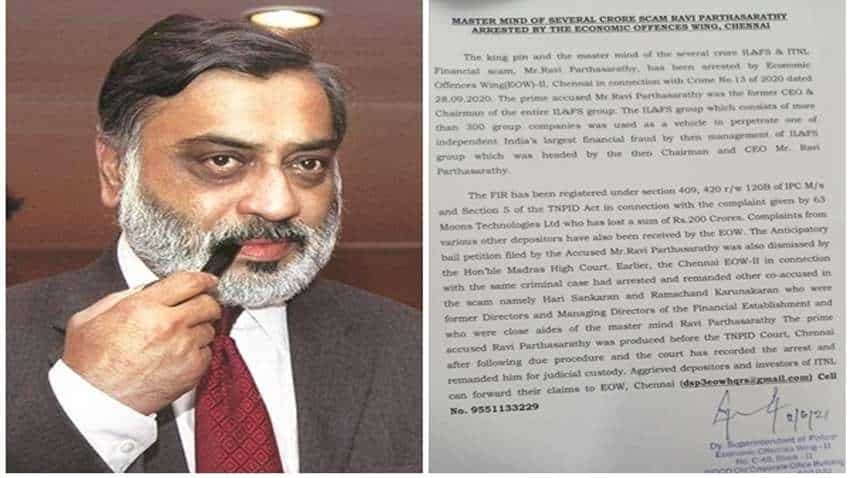 Ravi Parthasarathy JAILED! REVEALED - What actually led to arrest of IL&FS chairman and mastermind of Rs 1 lakh crore scam Ravi Parthasarathy JAILED! REVEALED - What actually led to arrest of IL&FS chairman and mastermind of Rs 1 lakh crore scam