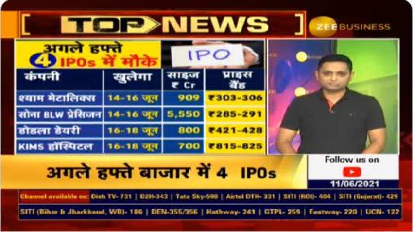 IPO Watch – Rs 8000 cr to be raised from these 4 public issues next week – Shyam Metalics, Sona BLW, Dodla Dairy, KIMS Hospital; Here are FULL DETAILS